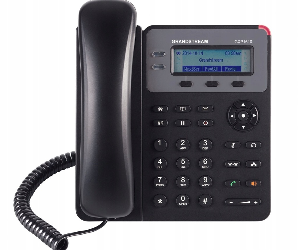 GRANDSTREAM Telefon VoIP IP GXP 1610 bez POE