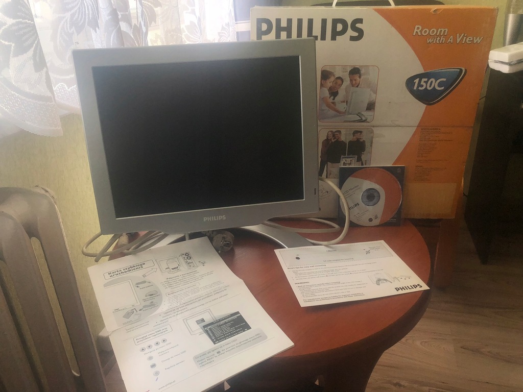 Philips 150C4 pudełko, instrukcje, płyta komplet