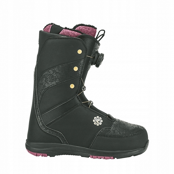 Flow Onyx BOA Coiler Black buty snowboardowe 255