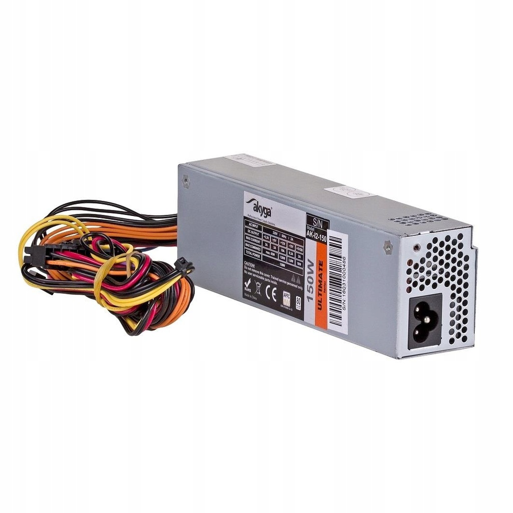 Zasilacz Itx 150W Akyga AK-I2-150 20+4 P4 Sata