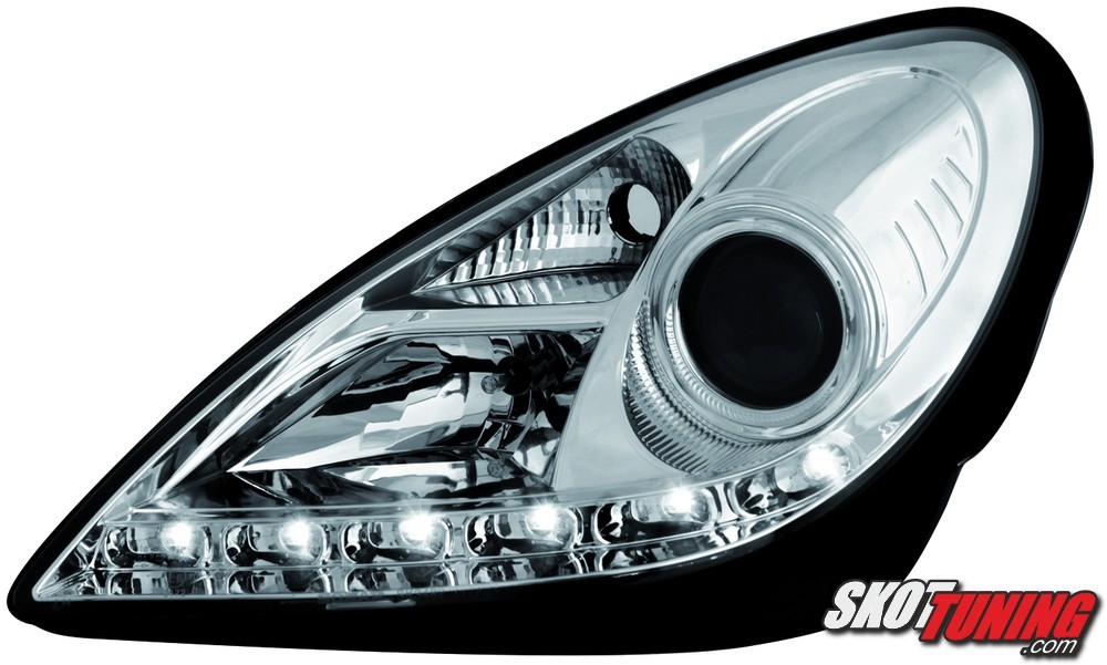 LAMPY PRZEDNIE, REFLEKTORY MERCEDES BENZ SLK R171