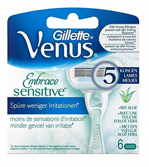 G14 Ostrza Gillette Venus Embrace 6 sztuk