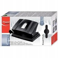 Dziurkacz metalowy Essentials 25k czarny Maped