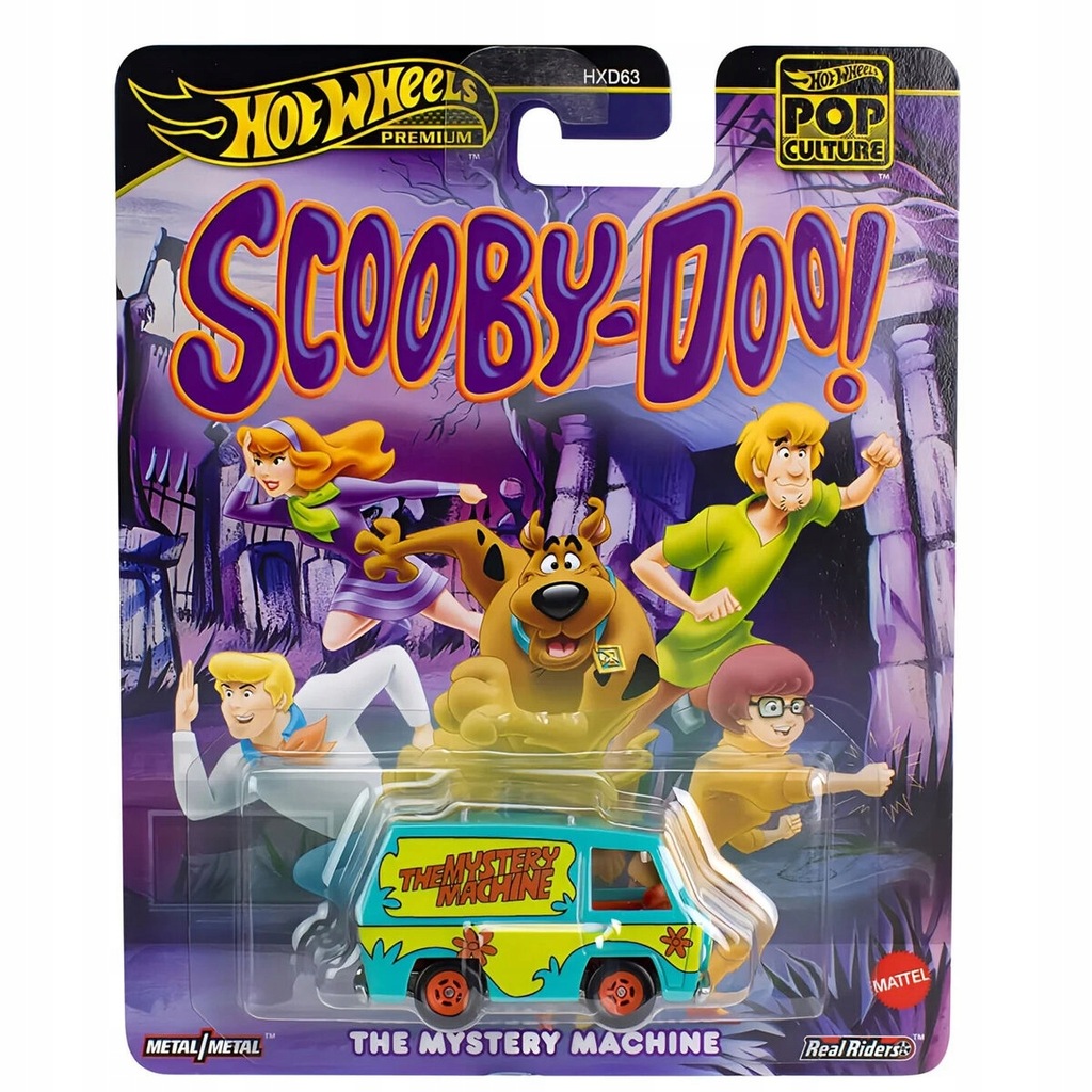 HOT WHEELS Pojazd Pop Culture Scooby Doo The Mystery Machine JBL63