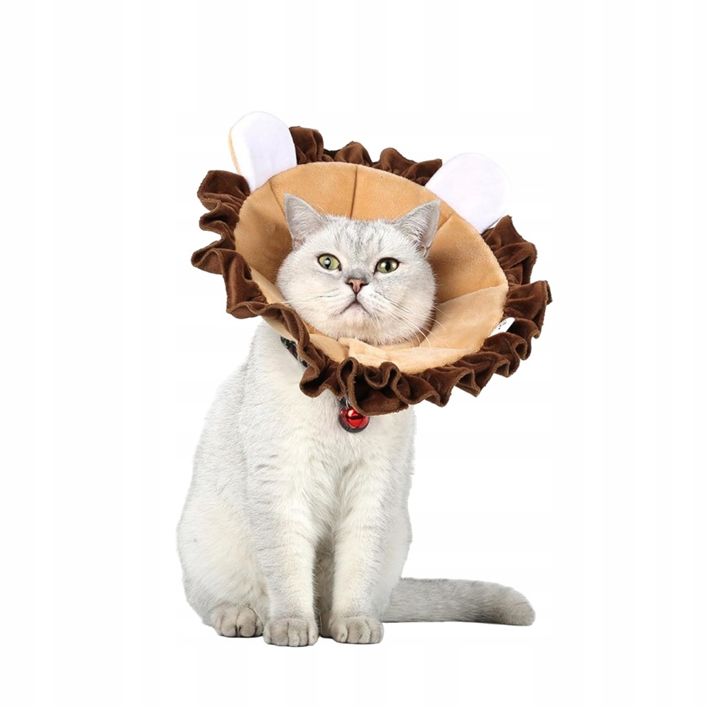 KOŁNIERZ DLA KOTA POOPERACYJNY MIĘKKI ODDYCHAJĄCY