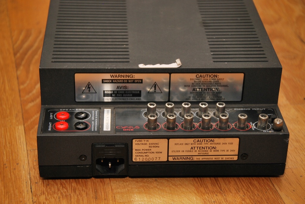 MISSION CYRUS ONE プリメインアンプ MISSION CYRUS ONE プリメインアンプ