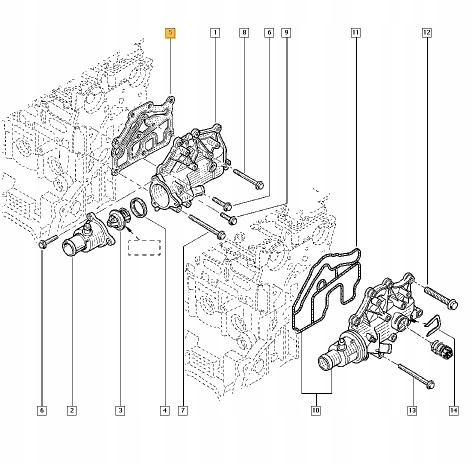 Купить ПРОКЛАДКА КОРПУСА ТЕРМОСТАТА RENAULT 7700104129: отзывы, фото и ...