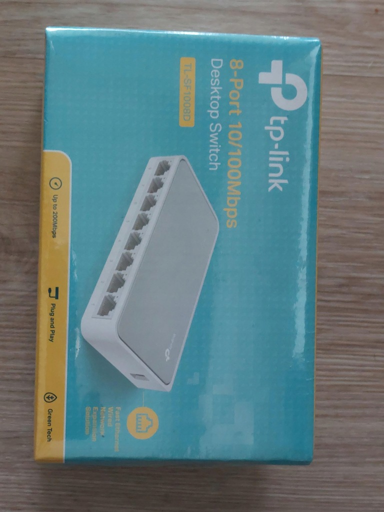 Switch TP-LINK TL-SF1008D 8x portów nowy