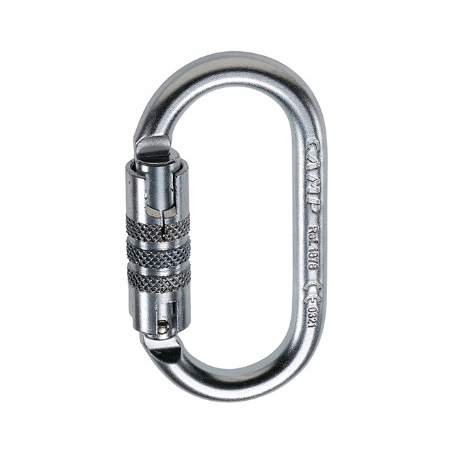 Karabinek stalowy twist lock owalny Camp Oval PRO