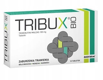 Apteczny Tribux Bio 10 tabletek wzdęcia nudności