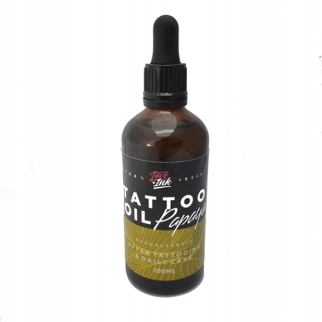 Olejek do Tatuażu LoveInk Tattoo Oil PAPAYA 100ml