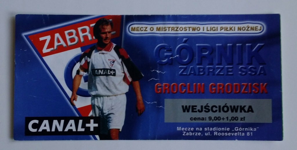 Bilet Górnik Zabrze - Groclin