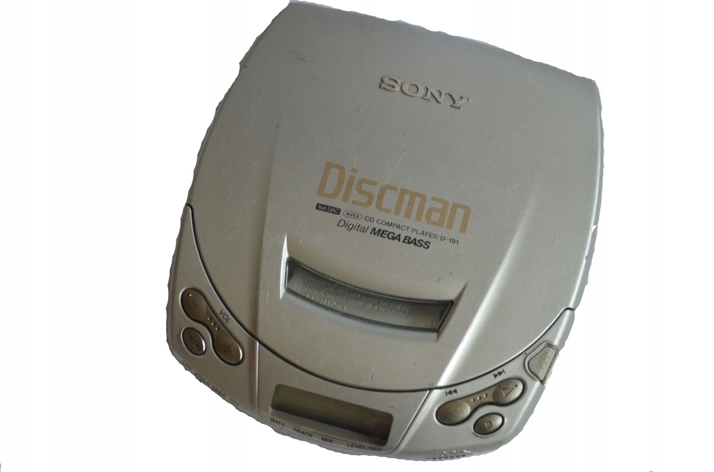 discman CD PLAYER SONY D-191 AVLS 1bit DAC