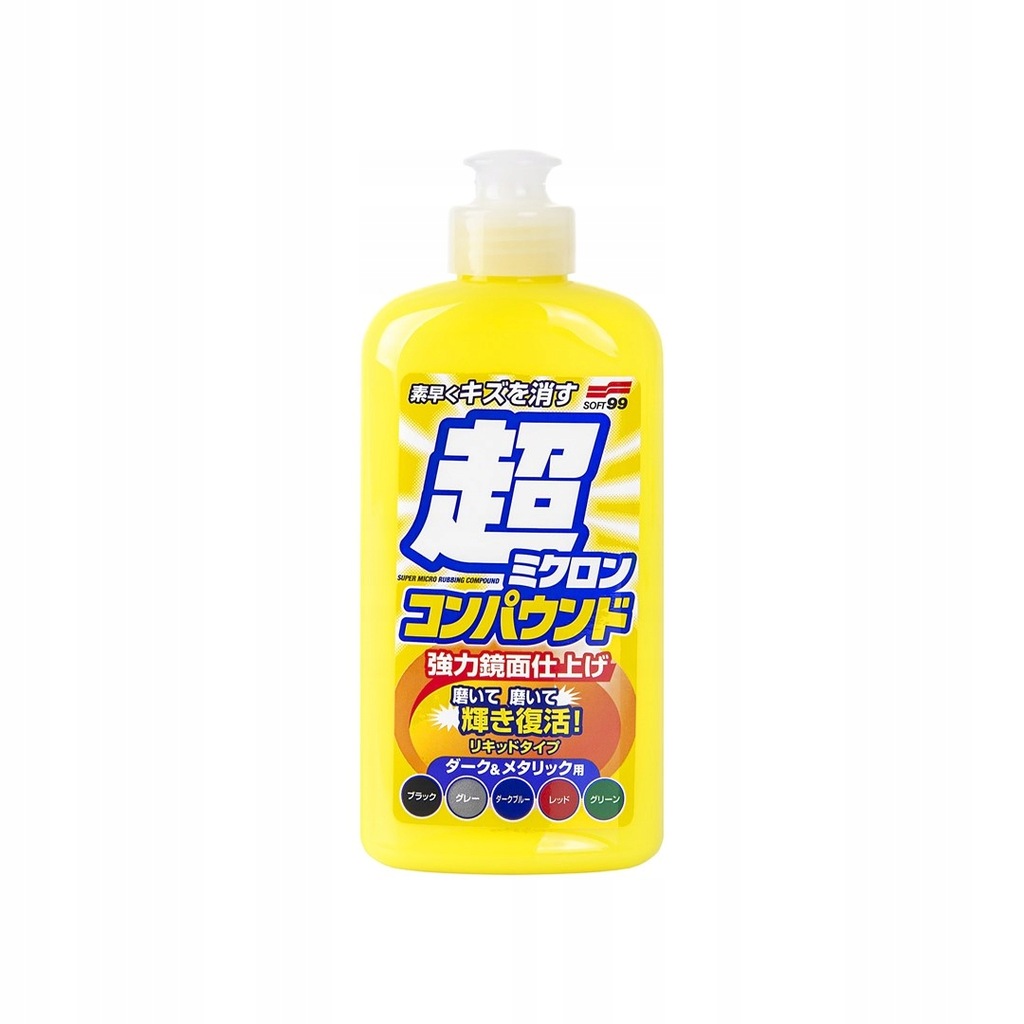 Soft99 Micro Liquid Compound Cleaner Lakieru -Wosk + Gąbka