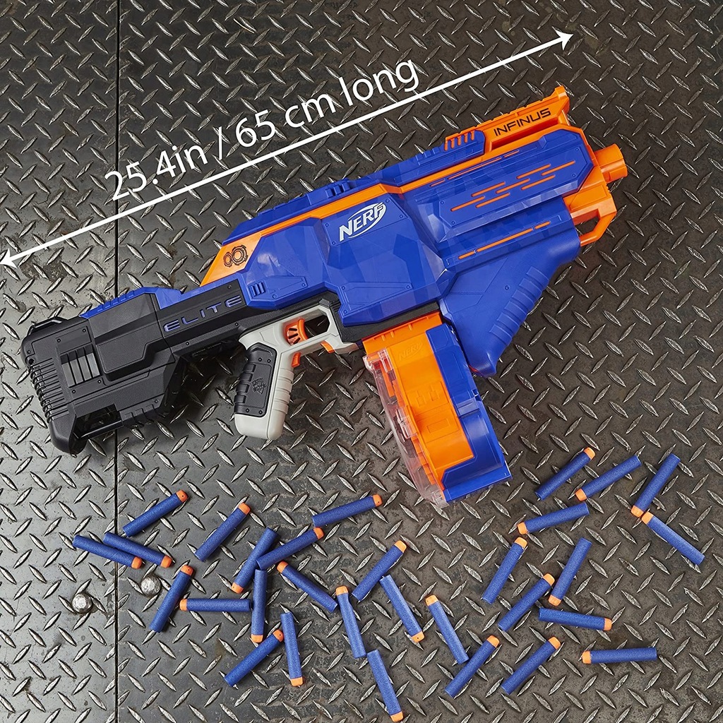 Купить АВТОМАТИЧЕСКАЯ ВИНТОВКА NERF N-STRIKE ELITE INFINUS E0438: отзывы, фото, характеристики в интерне-магазине Aredi.ru