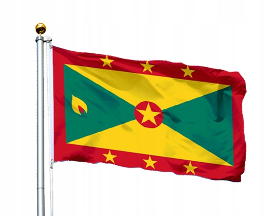 Flaga Grenada 150x90 cm Flagi Grenady