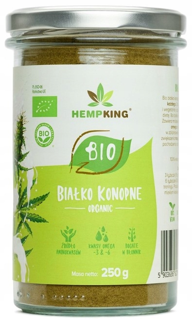 Biowen BIO Białko Konopne RAW 250g Budowa mięśni Odchudzanie Redukcja wagi