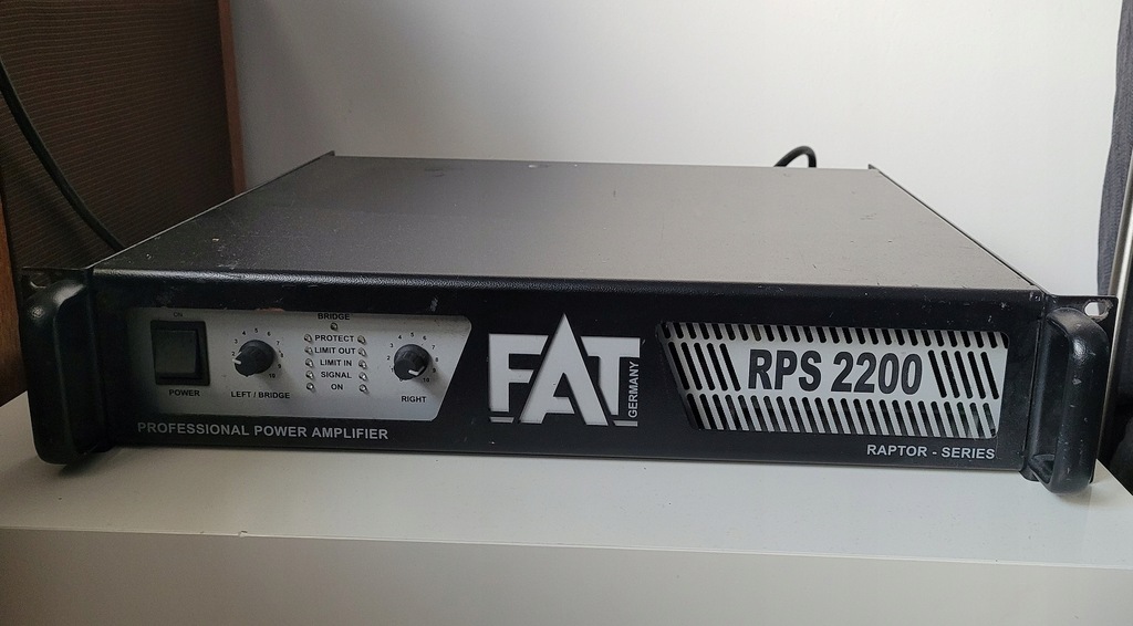 Wzmacniacz FAT RPS2200 Germany Professional Power Amplifier Raptor Series