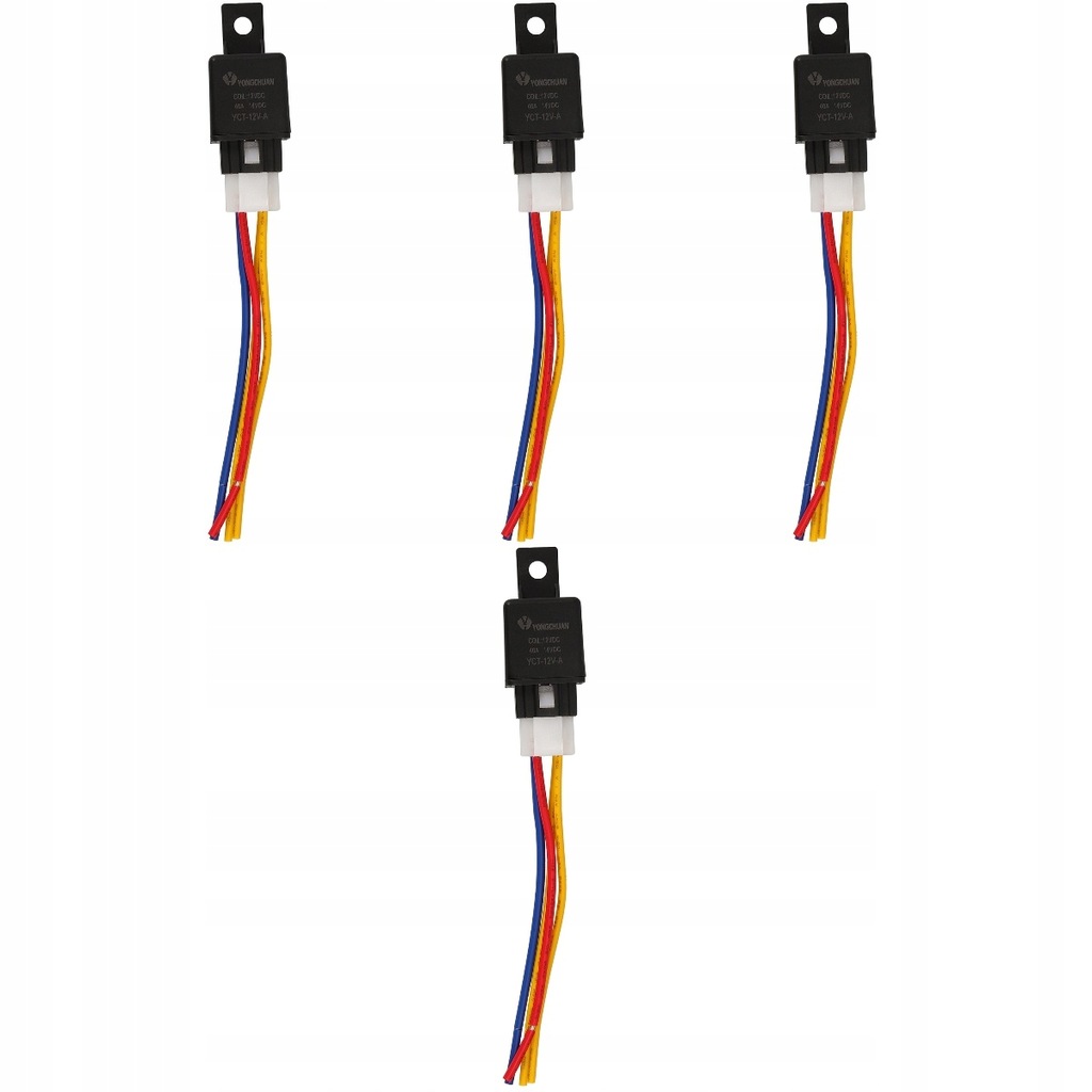 4PCS FLASH RELAY 12V/24V FLASHER RELAY CAR RELAY REPLACEMENT AUTOMOTIVE ACC