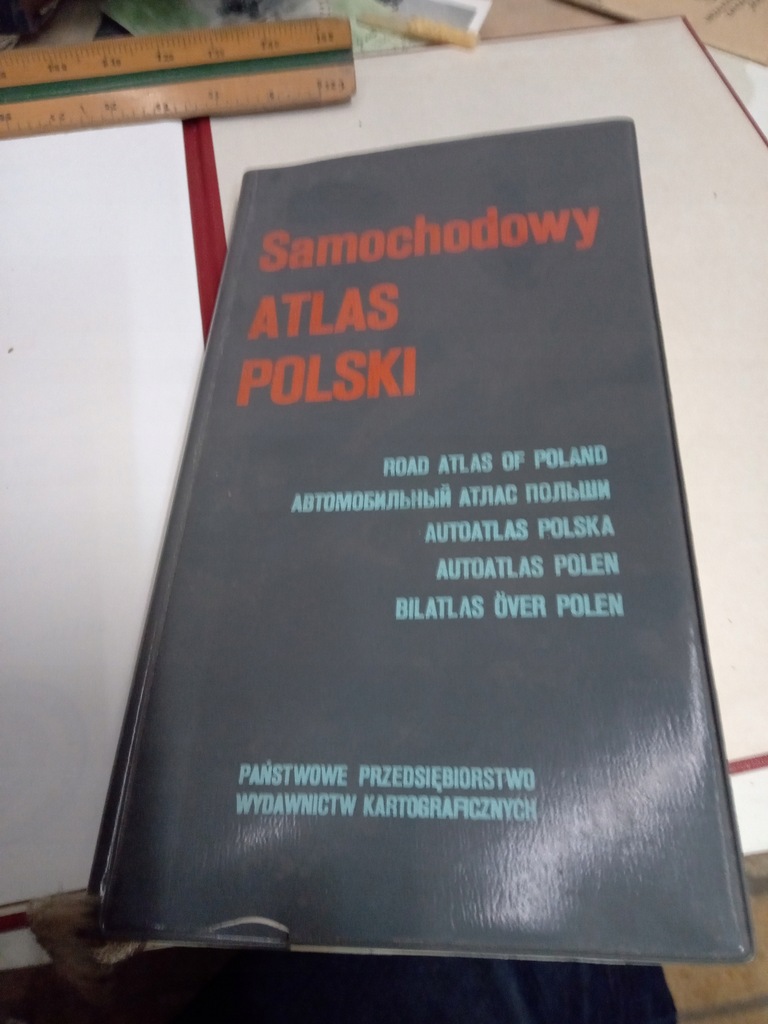 Samochodowy Atlas Polski 1980 PRL
