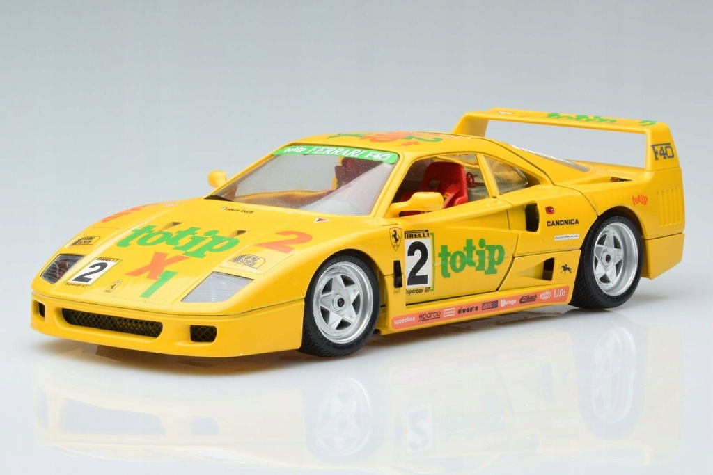 Ferrari F40 Totip Racing Bburago 1/18 - 13472060129 - oficjalne