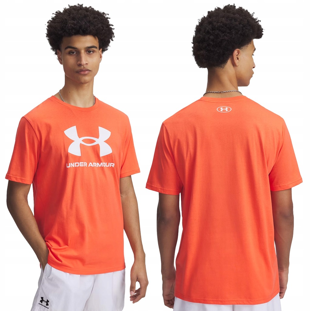 KOSZULKA MĘSKA UNDER ARMOUR T-SHIRT SZYBKOSCHNĄCA BAWEŁNA SPORT 1382911-847