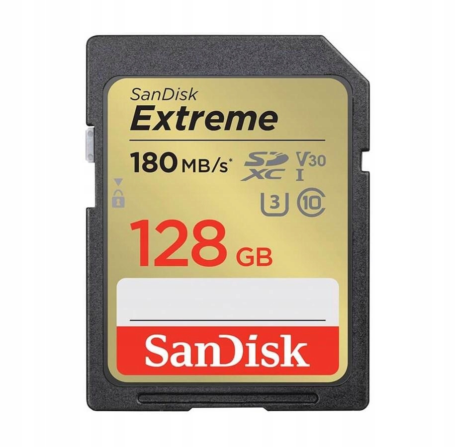 Karta pamięci SanDisk SDXC 128GB Extreme 180/90MB/s