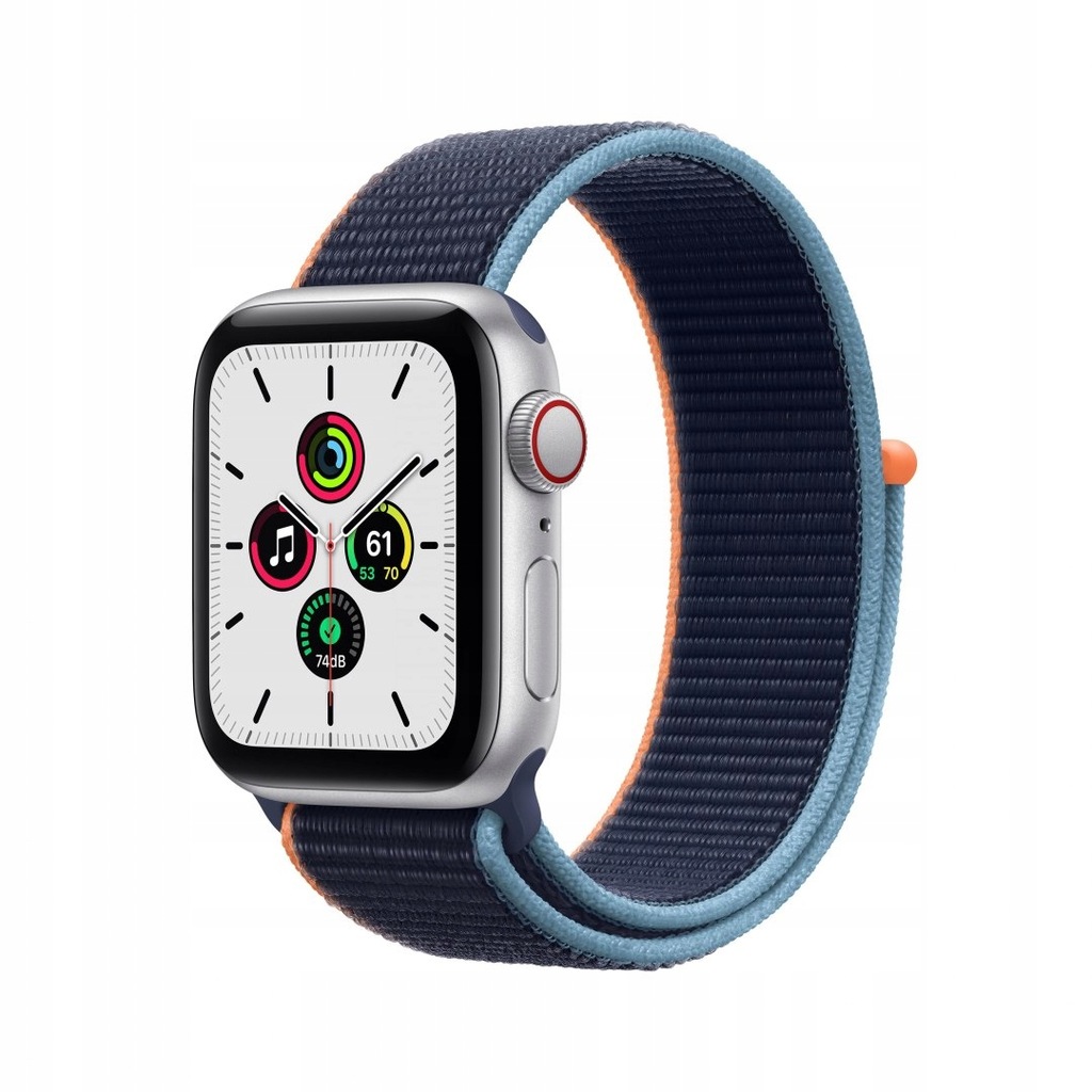 Apple Watch SE GPS + Cellular, 40mm Silver Alumini