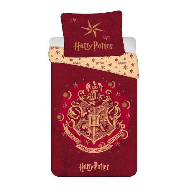 Pościel dziecięca 140x200 Harry Potter herb 9787