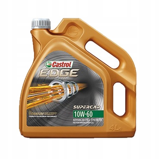 SYNT OLEJ CASTROL EDGE TITANIUM 10W60 SUPERCAR 4L