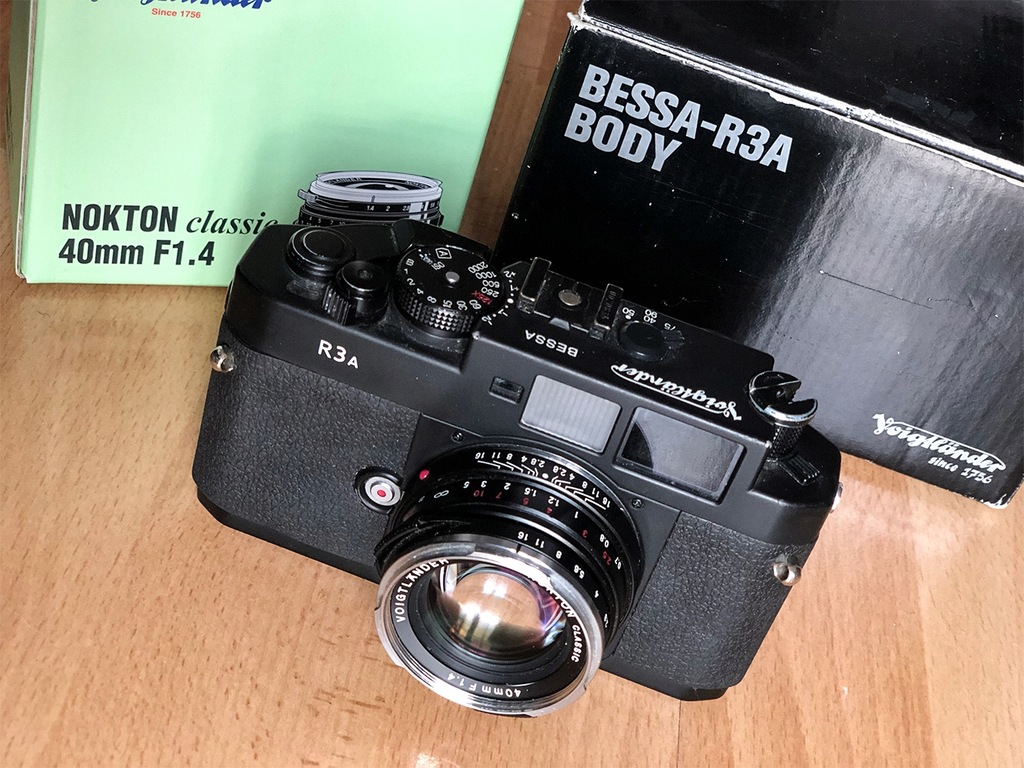 Voigtländer Bessaベッサ R3A 　ノクトン40mm f1.4 Voigtlander Bessa R3A + Nokton 40/1.4 - 7928003444