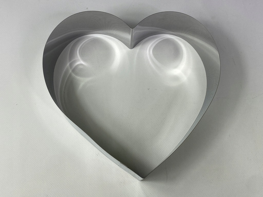 LARES Forma do ciast forma do pieczenia aluminiowa w kształcie serca