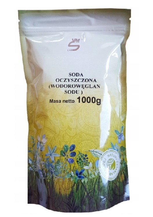 SODA OCZYSZCZONA WODOROWĘGLAN SODU 1kg STANLAB