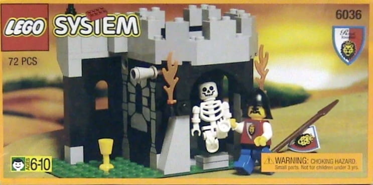 LEGO 6036 Skeleton Surprise [Castle: Royal Knights] z instrukcją zamek