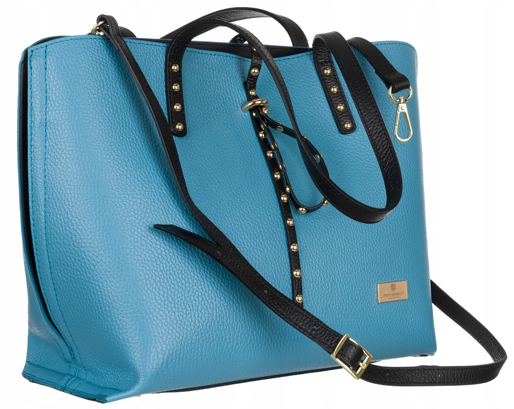 PETERSON włoska torebka damska skórzana pojemna