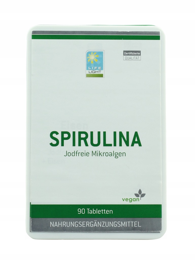 SPIRULINA PLATENSIS MIKROALGI SŁODKOWODNE BEZ JODU 12632984531