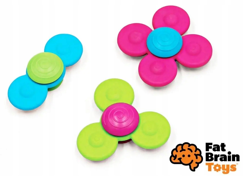 Wirujące przyssawki - Fat Brain Toys Whirly Squigz