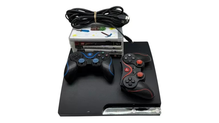 KONSOLA SONY PS3 SUPER SLIM 250 GB + 5 GIER