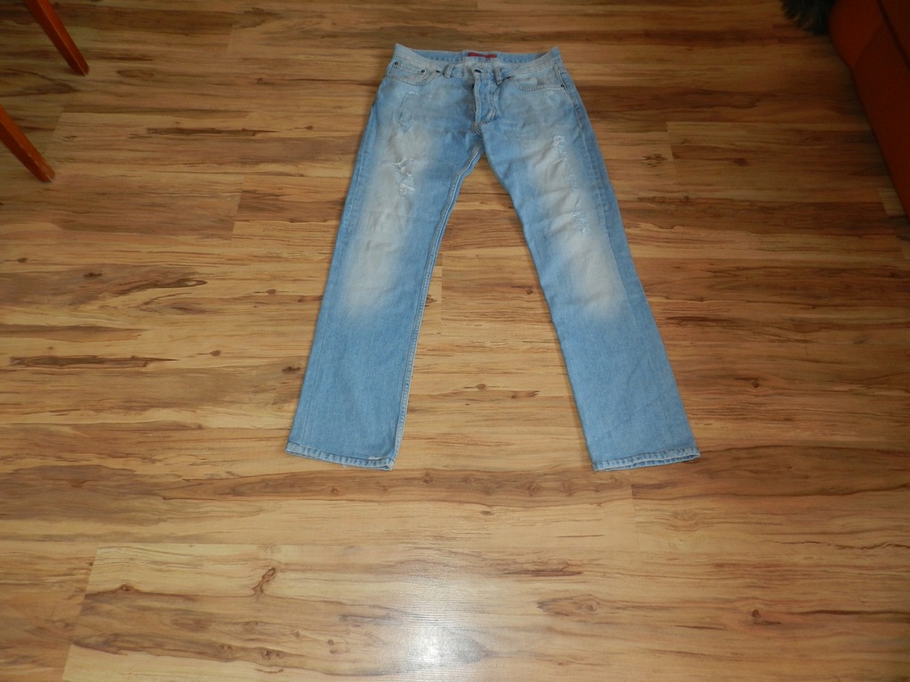 HUGO BOSS SPODNIE JEANSY ROZM.32/32