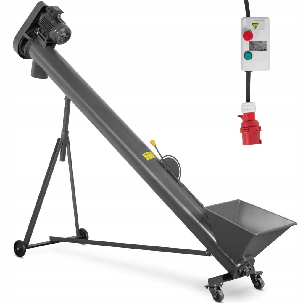 Podajnik ślimakowy do pelletu zboża trocin 3m 7 regulowanych wysokości 1000