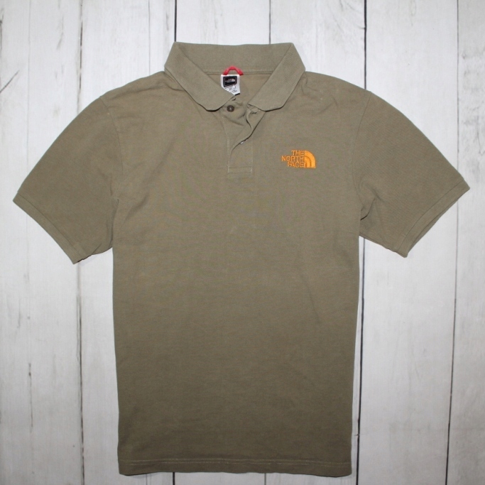 THE NORTH FACE green DESIGNERSKIE POLO S