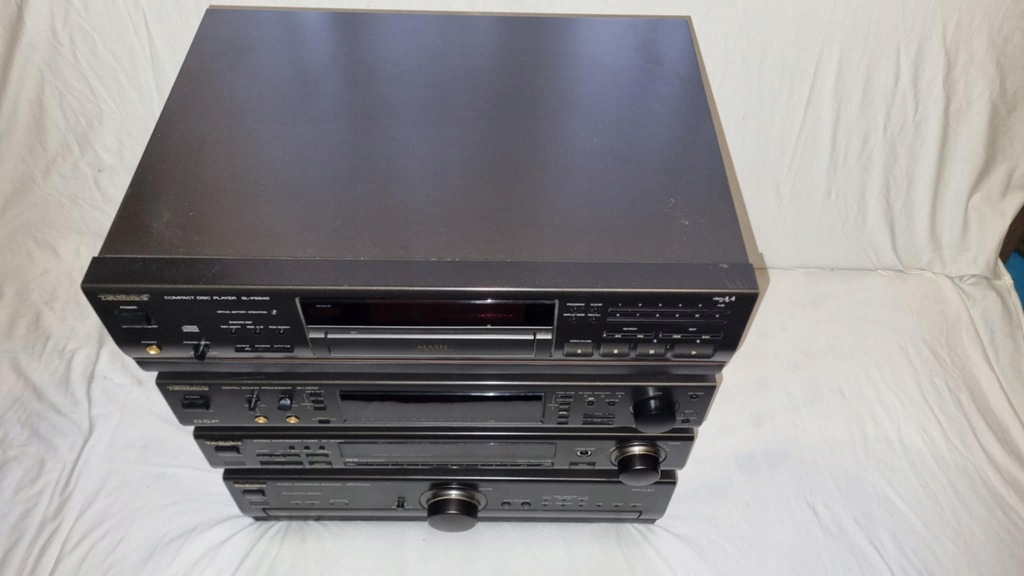 Wieża Technics SU-A900 ST-GT550RDS korektor SH-GE90 odtwarzacz CD SL-PS840