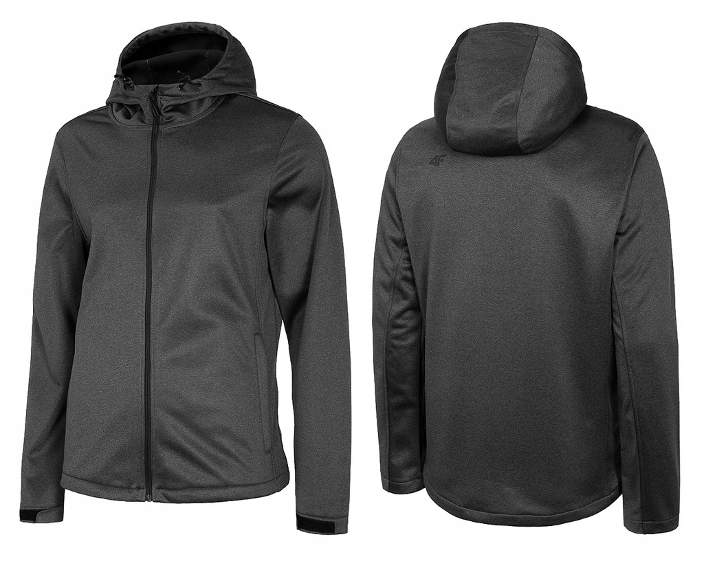 4F MĘSKA KURTKA PRZEJŚCIOWA SOFTSHELL SFM001 L