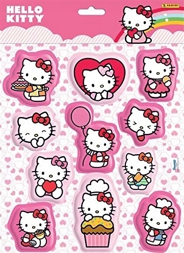 NAKLEJKI Kotek HELLO KITTY Wypukłe 3D SANRIO 11szt