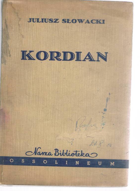 KORDIAN * J.SŁOWACKI 1958