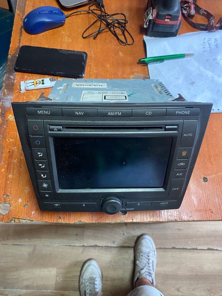 RADIO NAWIGACJA FORD MONDEO MK3 3M5F-18C821-DF - 12528864673 ...