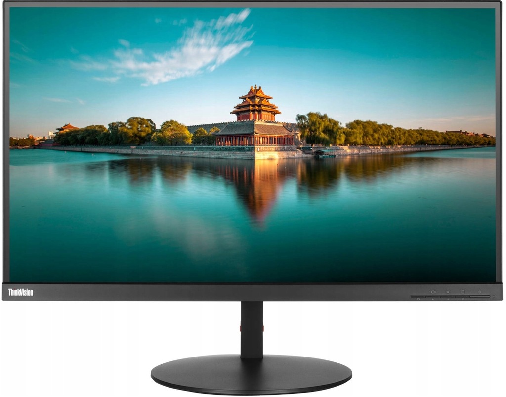 Monitor Lenovo P27h-10 27" 2K IPS HDMI DP klasa A, uszkodzony port USB-C
