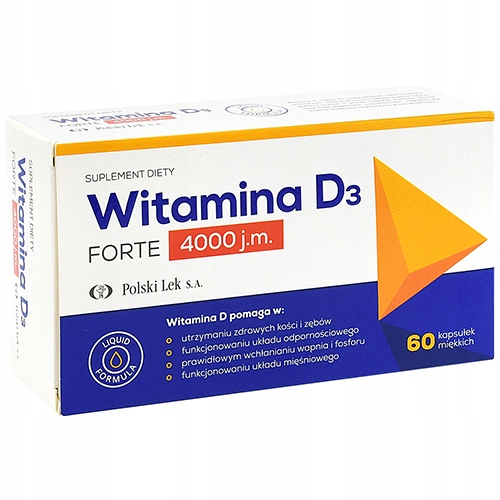 Ap Witamina D3 Forte 4000 Jm 60 Kaps Miękkich