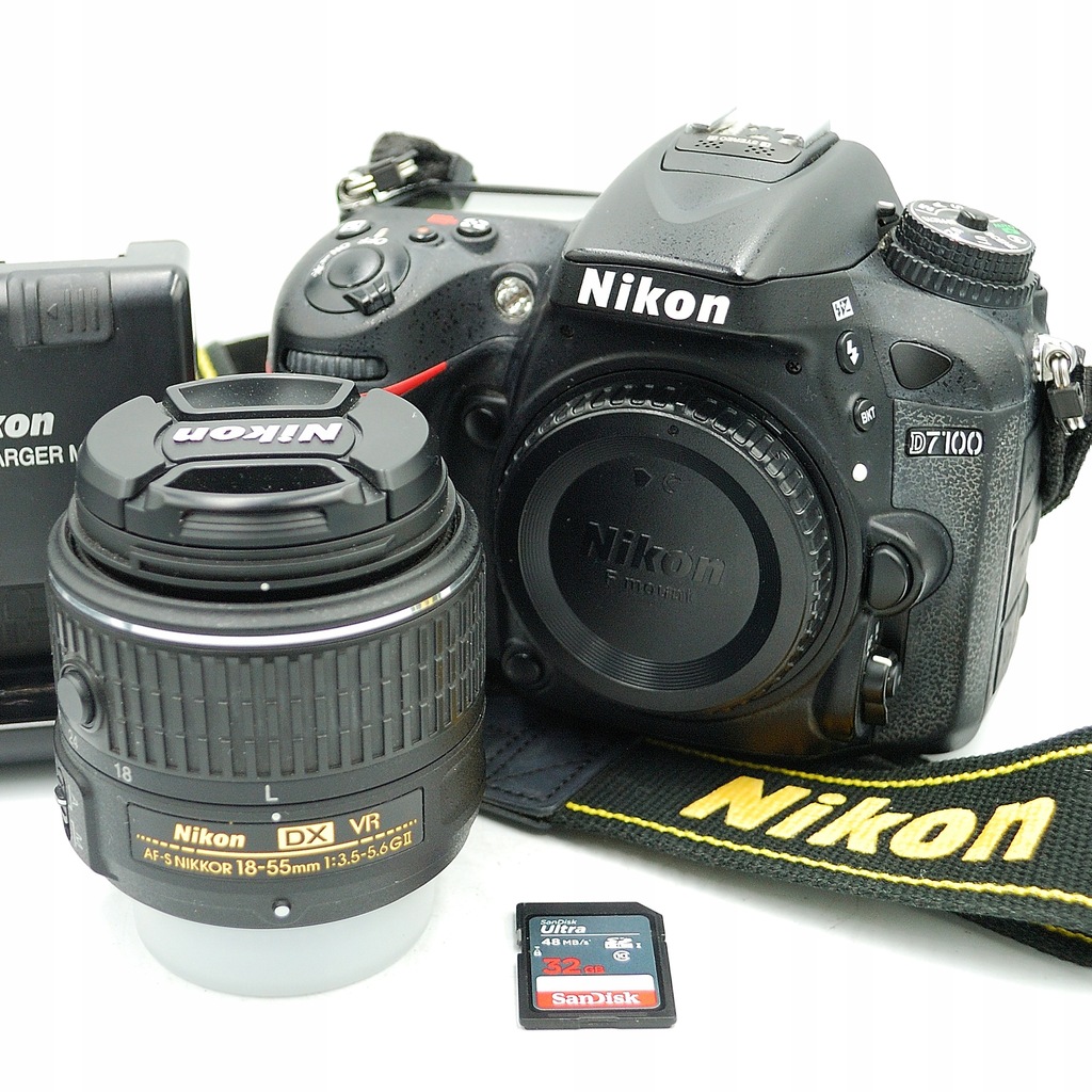 Nikon D7100 + 18-55 mm AF-S VR + karta SanDisk 32GB