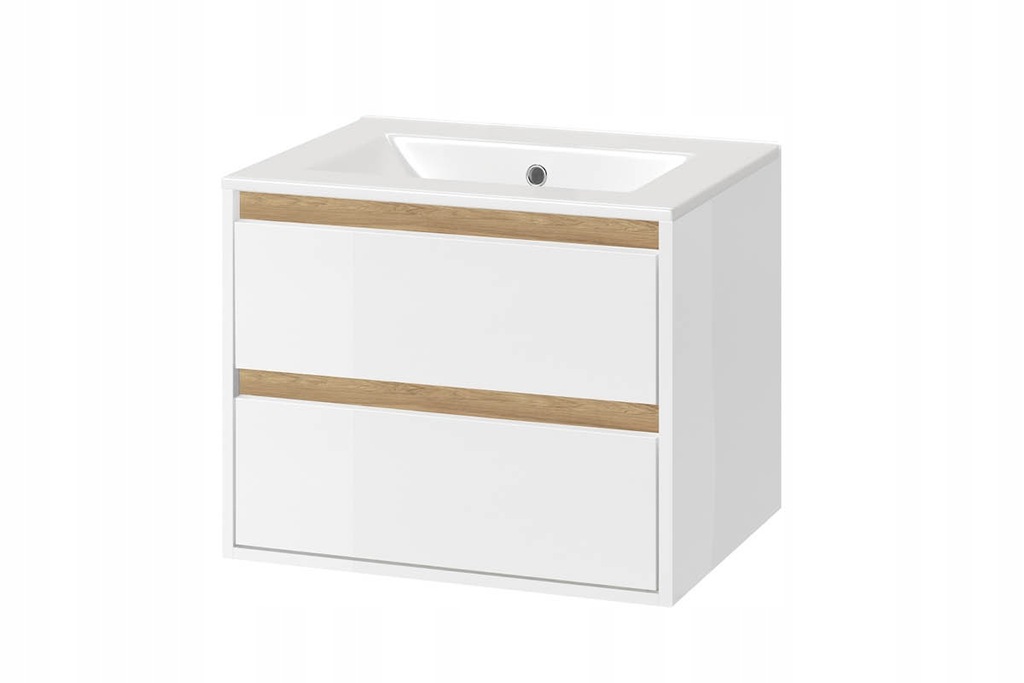 EXCELLENT TUTO szafka szuflady+umywalk 80cm biała